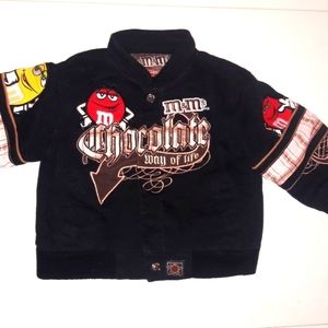 M&M's JH Design Chocolate Way of Life racing jacket, kids baby 24 months